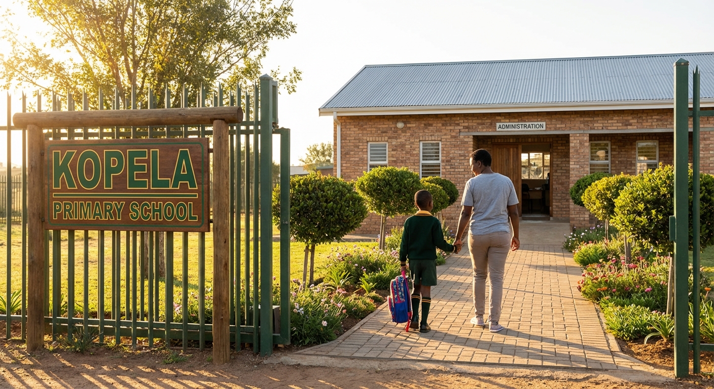 School entrance for new learners
