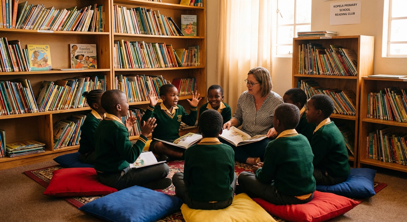 Reading club session